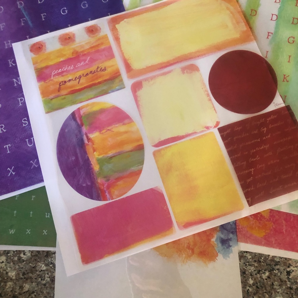 🙏 FLAVIA Scrapbook Transparency Overlays Kit nwt - Picture 5 of 13